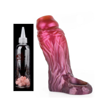 Hollow Penile Set For Men Wearing Ring Red Eye Color Extended Sperm Lock Set